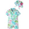 image:imageThe Childrens Place Baby Boys And Newborn Woven Plaid Romper and Hat 2piece SetCosmos Floral