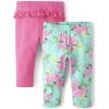 image:imageThe Childrens Place Baby Girls Pull on PantsFlorals 2pack