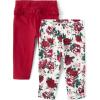 image:imageThe Childrens Place BabyGirls and Newborn Knit Pull on PantsRed Rose 2pack