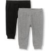 image:imageThe Childrens Place babyboys Cotton PantsH GreyBlack