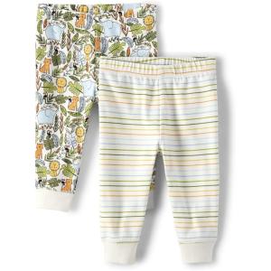 image:imageThe Childrens Place Baby Boys Cotton PantsHalo White 2pack