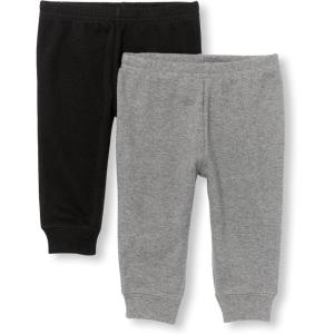 image:imageThe Childrens Place babyboys Cotton PantsH GreyBlack