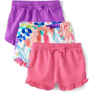 image:imageThe Childrens Place babygirls And Newborn Cotton Pull on Everyday ShortsSummer Purple 3pack
