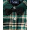 image:imageThe Childrens Place Baby Boys And Newborn Button Down Shirt and Pants 2 Piece OutfitBalt Green Plaid