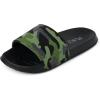 image:imageThe Childrens Place Boys Boys Everyday Slip on Slide SandalsGlow Camo