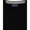 image:imageThe Childrens Place Boys Long Sleeve VNeck Pullover SweaterBlack