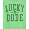 image:imageThe Childrens Place Boys Short Sleeve Graphic TShirt Seasonal Blue Egg Hunt Squad LargeSt Patricks Lucky Dude