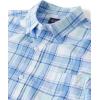 image:imageThe Childrens Place Mens Long Sleeve Button Up ShirtMellow Aqua Plaid  Dad