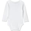image:imageThe Childrens Place babygirls And Newborn Long Sleeve Bodysuits MultipacksWhite 4pack