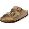 image:imageThe Childrens Place Boys Boys Casual Slip on Double Buckle Slide SandalsTan