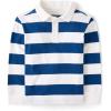 image:imageThe Childrens Place Boys Long Sleeve Rugby PoloHuron Blue