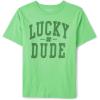 image:imageThe Childrens Place Boys Short Sleeve Graphic TShirt Seasonal Blue Egg Hunt Squad LargeSt Patricks Lucky Dude