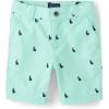 Aqua Bunny Print