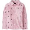image:imageThe Childrens Place Mens Long Sleeve Button Up ShirtRed Tree Stripe