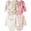 image:imageThe Childrens Place babygirls And Newborn Long Sleeve Bodysuits MultipacksBunnys Tail 4pack