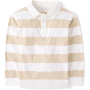 image:imageThe Childrens Place Boys Long Sleeve Rugby PoloCanoe