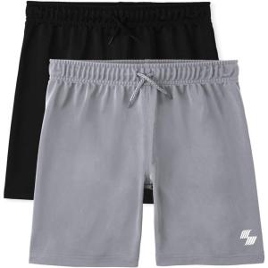 image:imageThe Childrens Place Boys Performance Basketball Shorts 2 PackMulti Clr