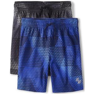 image:imageThe Childrens Place Boys Performance Basketball ShortsMesh Print 2pack