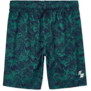 image:imageThe Childrens Place Boys Performance Basketball ShortsTidal Wave Print