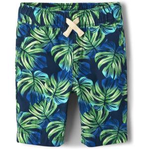 image:imageThe Childrens Place Boys Pull on Jogger ShortsLeaf Tidal
