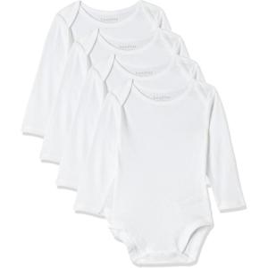 image:imageThe Childrens Place babygirls And Newborn Long Sleeve Bodysuits MultipacksWhite 4pack