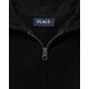 image:imageActive Long Sleeve Hooded Full Zip Front SweatshirtBlack