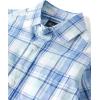 image:imageThe Childrens Place Baby Boys and Toddler Poplin Long Sleeve Button Down ShirtAqua Plaid