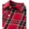 image:imageThe Childrens Place Baby Boys and Toddler Poplin Long Sleeve Button Down ShirtRed Birch Plaid