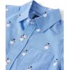 image:imageThe Childrens Place Baby Boys and Toddler Poplin Long Sleeve Button Down ShirtSnowmen