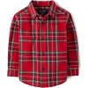 image:imageThe Childrens Place Baby Boys and Toddler Poplin Long Sleeve Button Down ShirtClassic Red Tartan