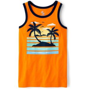 image:imageThe Childrens Place Boys Sleeveless Tank Top ShirtDragon Fire Palms