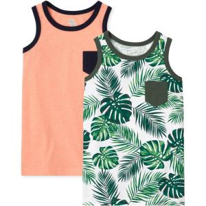 image:imageThe Childrens Place Boys Sleeveless Tank Top ShirtTropical 2pack
