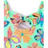 image:imageThe Childrens Place Baby Girls and Toddler 2 Piece Tankini SwimsuitNeon Butterflies