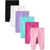 image:imageand Toddler Capri Leggings MultipacksAssorted Solids 6pack