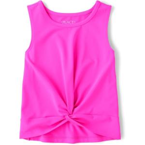 image:imageThe Childrens Place Baby Girls and Toddler Active Twist Front Tank TopPink Beam
