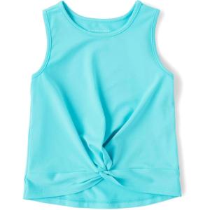 image:imageThe Childrens Place Baby Girls and Toddler Active Twist Front Tank TopTime for Teal