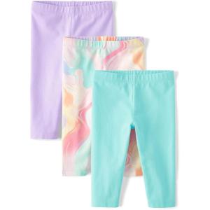 image:imageand Toddler Capri Leggings MultipacksPurple Ribbon 3pack