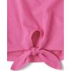 image:imageShort Sleeve Tie Front TopFrench Rose