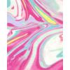 image:imageShort Sleeve Tie Front TopNeon Berry Marble