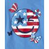 image:imageThe Childrens Place Girls All HolidaysBirthdays Short Sleeve Graphic TShirts2 PackAmerican FlagAmerican Flag Face