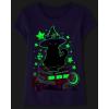 image:imageThe Childrens Place Girls All HolidaysBirthdays Short Sleeve Graphic TShirts3 PackCatWitch CatSpooky Icons