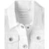 image:imageThe Childrens Place Girls Basic Denim JacketWhite Denim