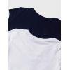 image:imageThe Childrens Place Girls Basic Short Sleeve Layering TeeTidalWhite 2pack