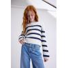 image:imageThe Childrens Place Girls Long Sleeve Crew Neck Pullover SweaterTidal Stripe