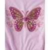 image:imageThe Childrens Place Girls Long Sleeve Knit Tie Front TopLilac Dust