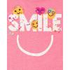 image:imageThe Childrens Place Girls SportsTrendsIcons Short Sleeve Graphic TShirts3 PackBe HappySmileKindness Matters