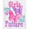 image:imageThe Childrens Place Girls SportsTrendsIcons Short Sleeve Graphic TShirts3 PackOptimistBeautifulFuture