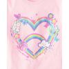 image:imageThe Childrens Place Girls TrendsIcons Short Sleeve Graphic TShirts4 PackHeartBe KindGirl PowerButterflies