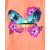 image:imageThe Childrens Place Girls TrendsIcons Short Sleeve Graphic TShirts4 PackTurtleButterflyFlamingoSeashorse