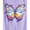 image:imageThe Childrens Place Girls UnicornsButterfly Short Sleeve Graphic TShirts3 PackButterflyRainbow HeartHappy